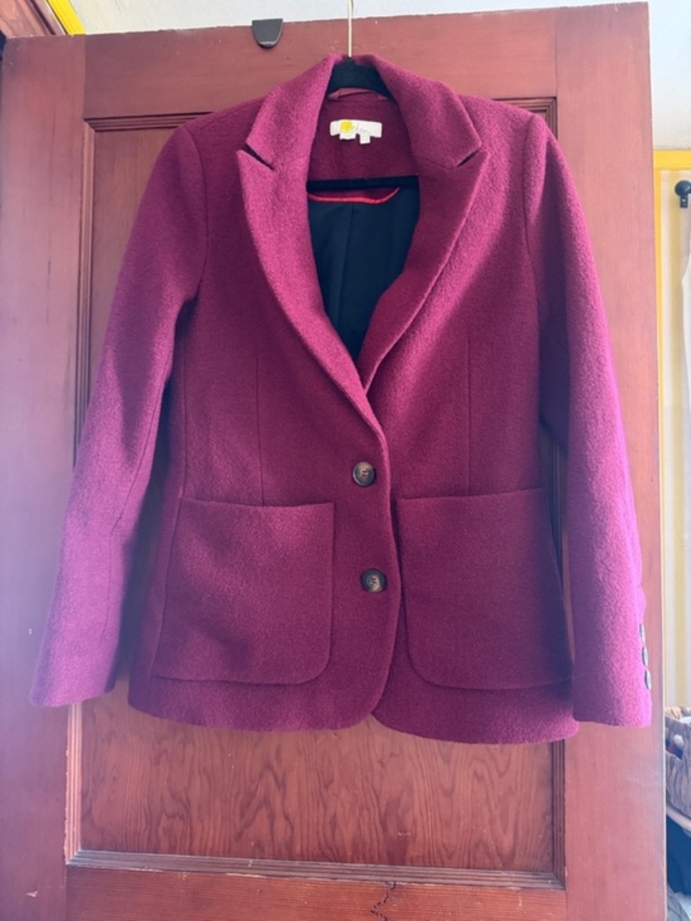 Boden Women's Wine Red Blazer Jacket